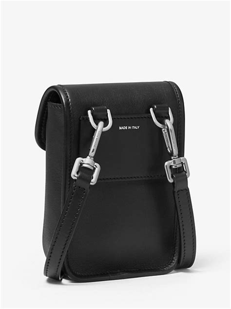 Kennedy Calf Leather Phone Crossbody Bag 